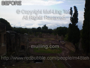 Raw version of "Hadrian's Villa" by Mui-Ling Teh