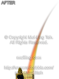 "Rainbow Factory" by Mui-Ling Teh with the background removed